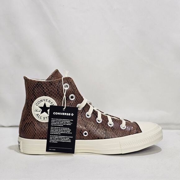 Converse Women's CTAS Snakeskin Print Hi Tops Size 7.5 A13393C NWT - Picture 5 of 8